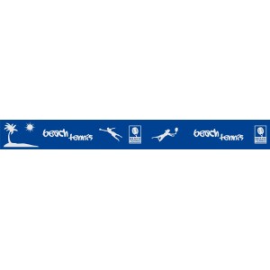 FILET BRISE  VENT PVC BLEU 18 ML + MARQUAGE BEACH TENNIS