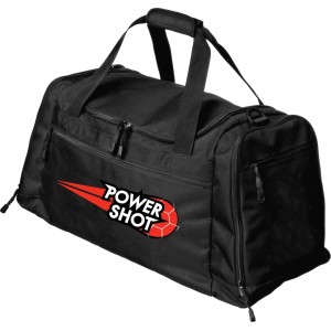 Sac de sport Powershot Deluxe avec logo (moyen)
