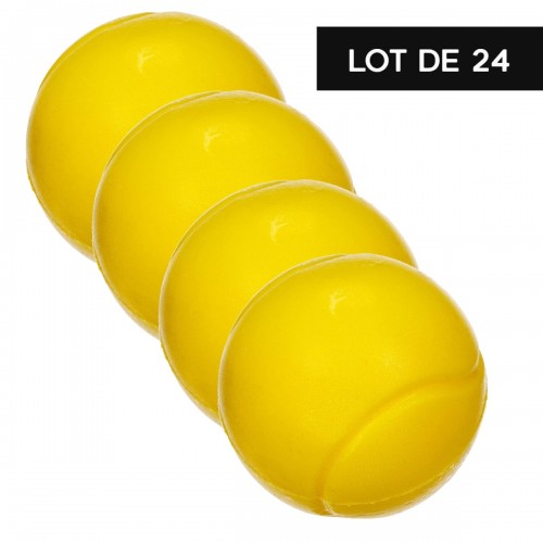 Lot de 24 balles en mousse 9 cm