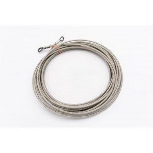 Câble de filet de tennis en acier gainé transparent de 13,90M - Livraison offerte