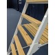 Chaise d'arbitre haut de gamme - Carrington - Aluminium & bois