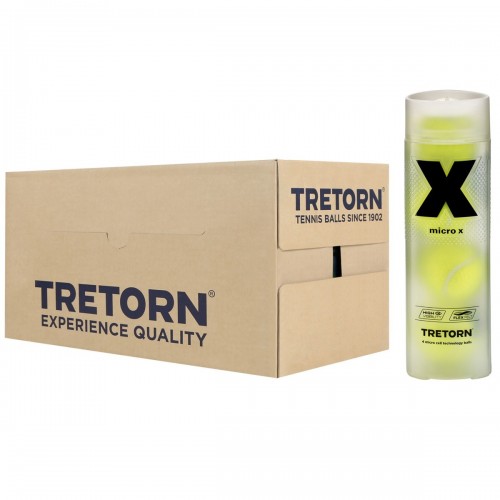 Carton de 30 Tubes de 4 Balles Tretorn Micro X