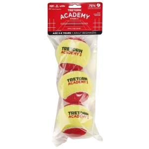 Balles Tretorn Academy Red x3