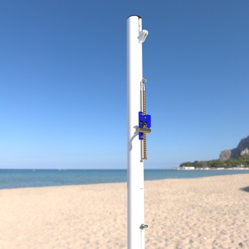 Poteaux Beach Tennis alu - hauteur ajustable