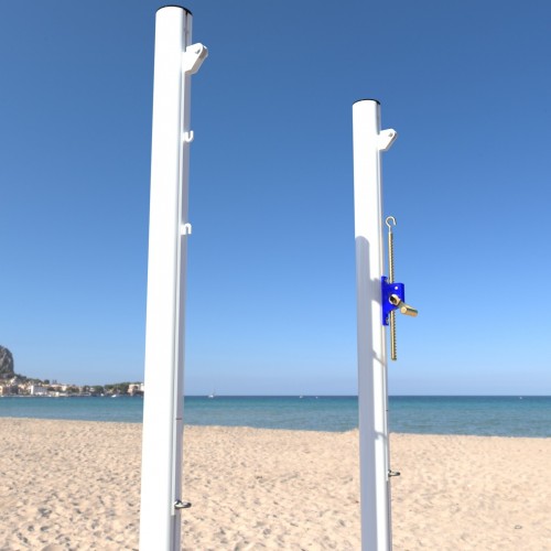 Poteaux Beach Tennis alu - hauteur ajustable