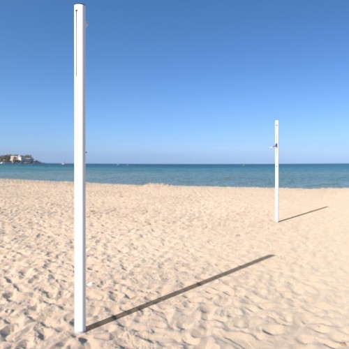 Poteaux Beach Tennis alu - hauteur ajustable