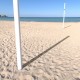 Poteaux Beach Tennis alu - hauteur ajustable