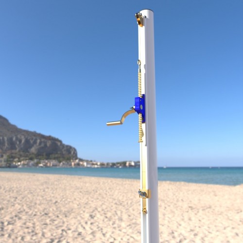 Poteaux Beach Tennis acier - hauteur ajustable