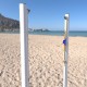 Poteaux Beach Tennis acier - hauteur ajustable