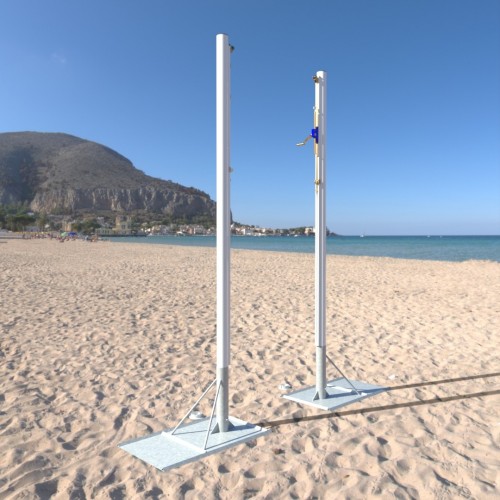 Kit Beach Tennis - Poteaux Acier