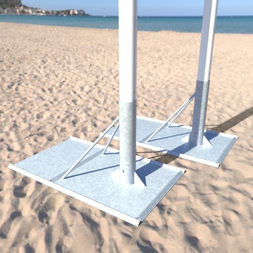 Kit Beach Tennis - Poteaux Alu