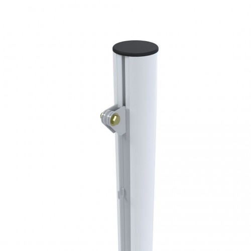 Poteau beach tennis alu - double terrain