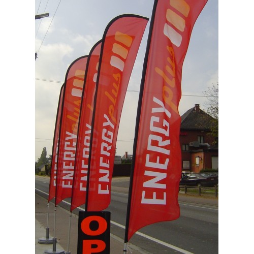 Oriflamme tornado (windbanner) personnalisable