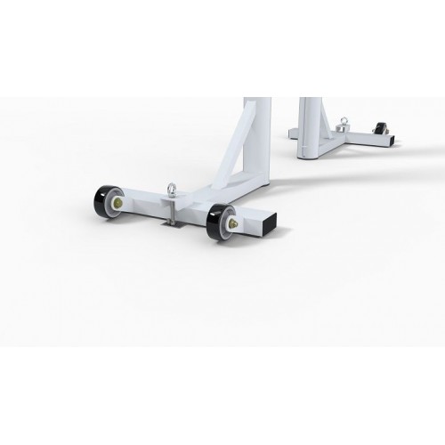 Poteaux ronds sur embase en acier galvanisé  Ø90mm - Conforme ITF