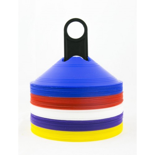 Lot de 50 cônes de délimitation - 5 couleurs