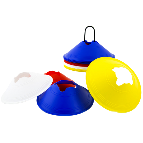 Lot de 24 cônes de délimitation - 4 couleurs