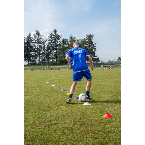 Lot de 50 cônes de délimitation - 5 couleurs