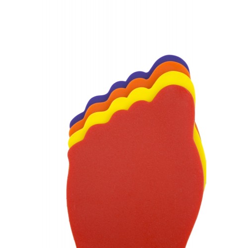 Lot de 4 Paires de Pieds - Marquages au sol ludique - Repères visuels pour les enfants