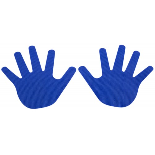 Lot de 4 Paires de Mains - Marquage au sol ludique - Pour Les Exercices de Coordination pour Les Enfants