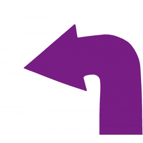 Lot de 4 flèches courbées - Idéal pour Les Exercices de Coordination pour Les Enfants