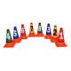 Cols de cônes numérotés - Idéal pour la compréhension des exercices des enfants