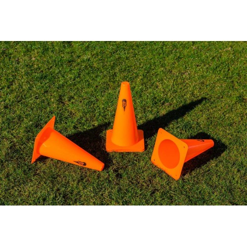 Lot de 4 cônes de délimitation - 30 cm - Visible et ergonomique !