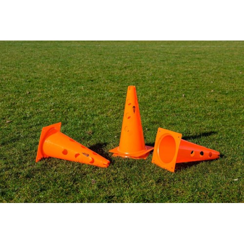 Lot de 4 plots d’agilité avec barres - Idéal pour des exercices variés