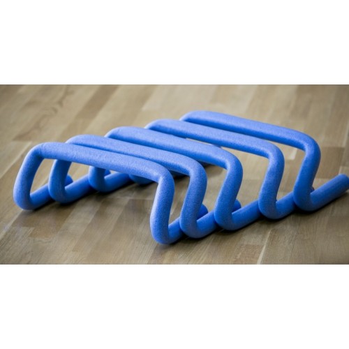 Lot de 5 haies d’agilité en mousse - Idéal pour éviter les risques de blessures des enfants