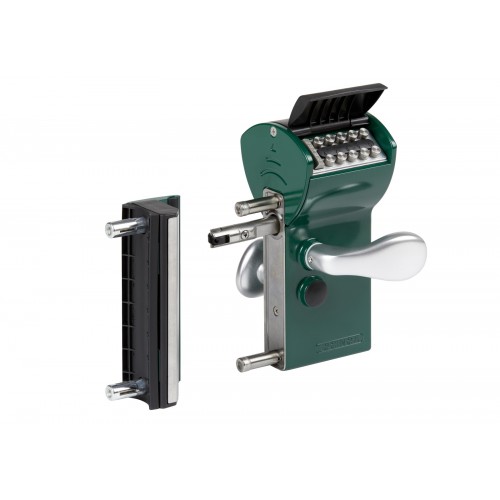 Serrure Locinox à code pour porte grillagée