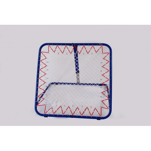 Filet de rebond pliable - Tchoukball 100 x 100 cm - Idéal pour les échauffements et jeux ludiques