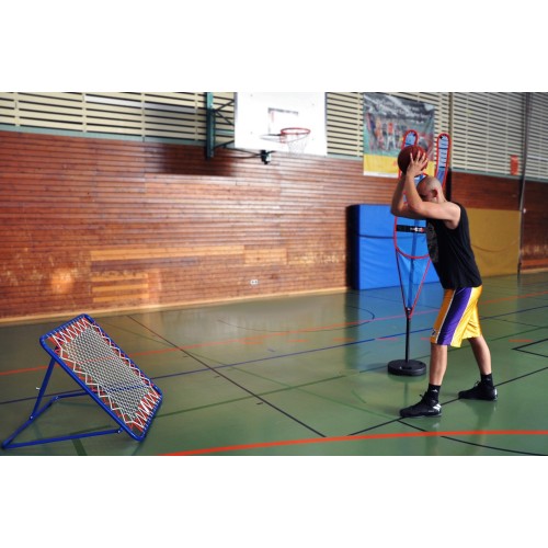 Filet de rebond pliable - Tchoukball 100 x 100 cm - Idéal pour les échauffements et jeux ludiques