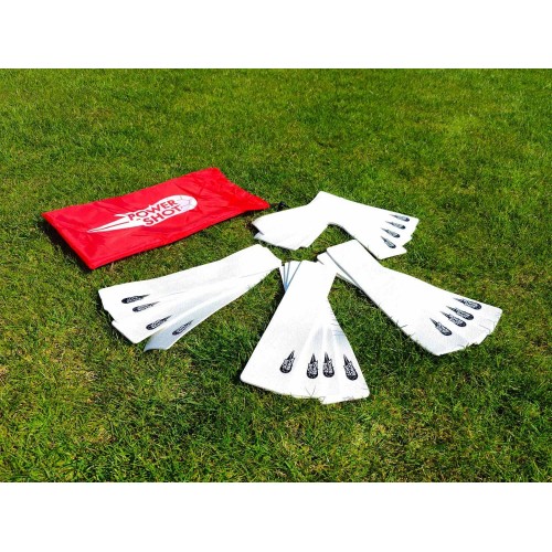 Marqueurs de terrain - Lot de 4 coins et 12 droits - Idéal pour Les repères visuels des Enfants