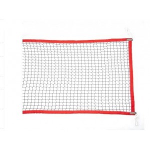 Filet de beach tennis rouge