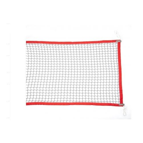 Filet de beach tennis rouge