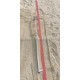 (détermination ligne des 3m)première longueur de 1m50 au départ du filet + repère dans le sable