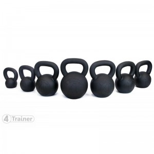 Kettlebell Fullset - BL4CK IRON - 4 à 32KG - 4TRAINER