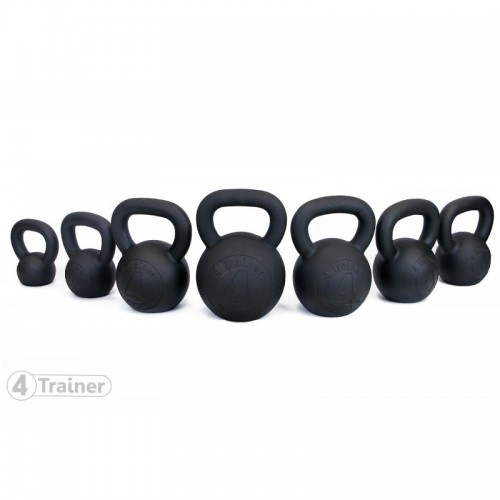 Kettlebell Fullset - BL4CK IRON - 4 à 32KG - 4TRAINER
