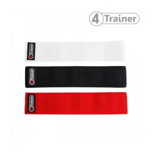 Squat Band - Bande de Résistance en Tissu - Heavy - Rouge - 4TRAINER