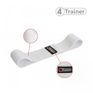 Squat Band - Bande de Résistance en Tissu - Light - Blanc - 4TRAINER