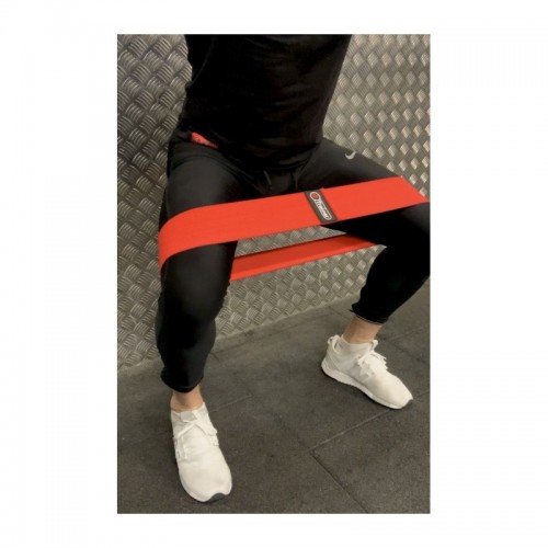 Squat Band - Bande de Résistance en Tissu - Heavy - Rouge - 4TRAINER