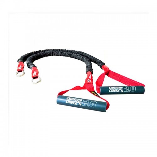 CROSSOVER SYMMETRY : SANGLES DE RESISTANCE ELASTIQUE - ROUGE 7KG