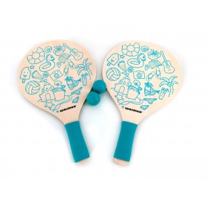 Raquettes de plage Bleu - Paradise -