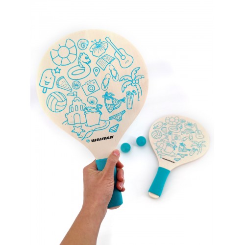 Raquettes de plage Bleu - Paradise -