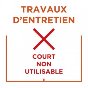 Panneau "travaux en cours"