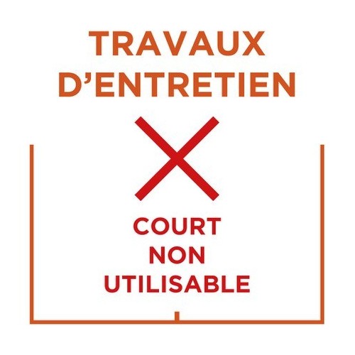 Panneau "travaux en cours"