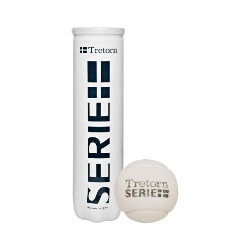 Tube de 4 Balles Tretorn Serie+ Blanc