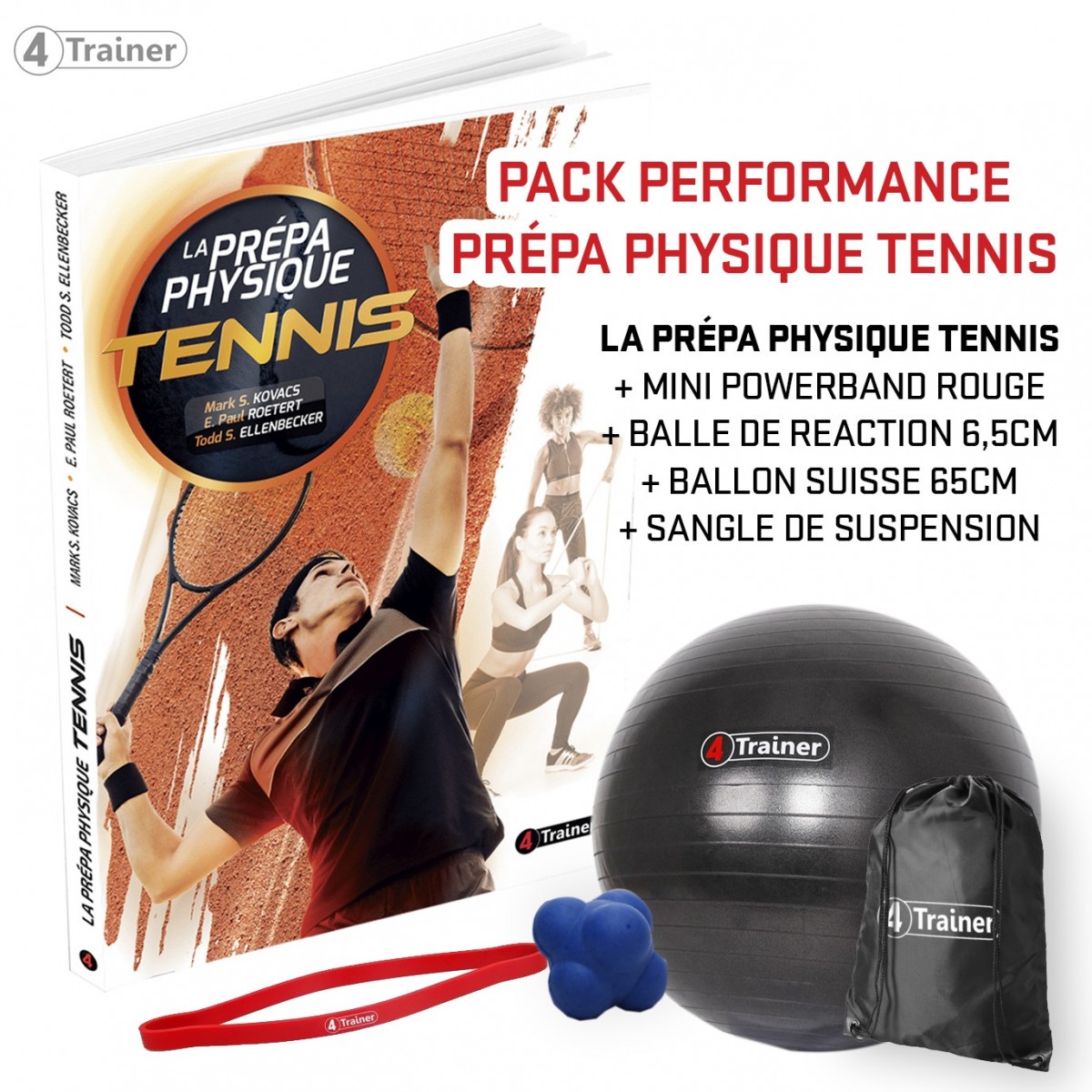 12 packs d’appariement de pression et d’entraînement de balles de tennis