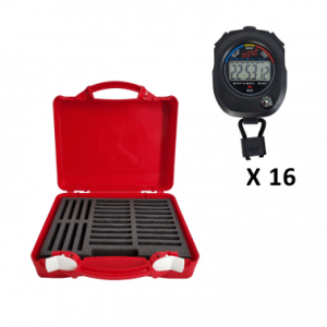 Coffret 16 chronomètres avec malette - Scolaire