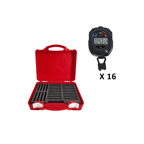 Coffret 16 chronomètres avec malette - Scolaire
