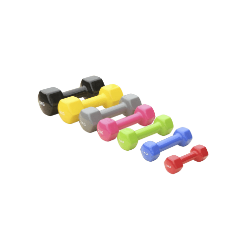 Paire d'haltères vinyle - 1,5 kg